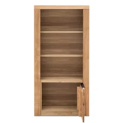 Wohnen 70x141x40 Regal mit Türfach in Eiche - Nelenia