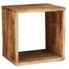 44x44x33 Regalwürfel aus Akazie Massivholz - Lindos^Wohnen Clearance