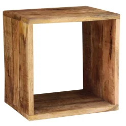 44x44x33 Regalwürfel aus Akazie Massivholz - Lindos^Wohnen Clearance