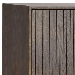 160x75x42 Retro Design Sideboard in Eiche dunkel - Cuzliav^Wohnen Best