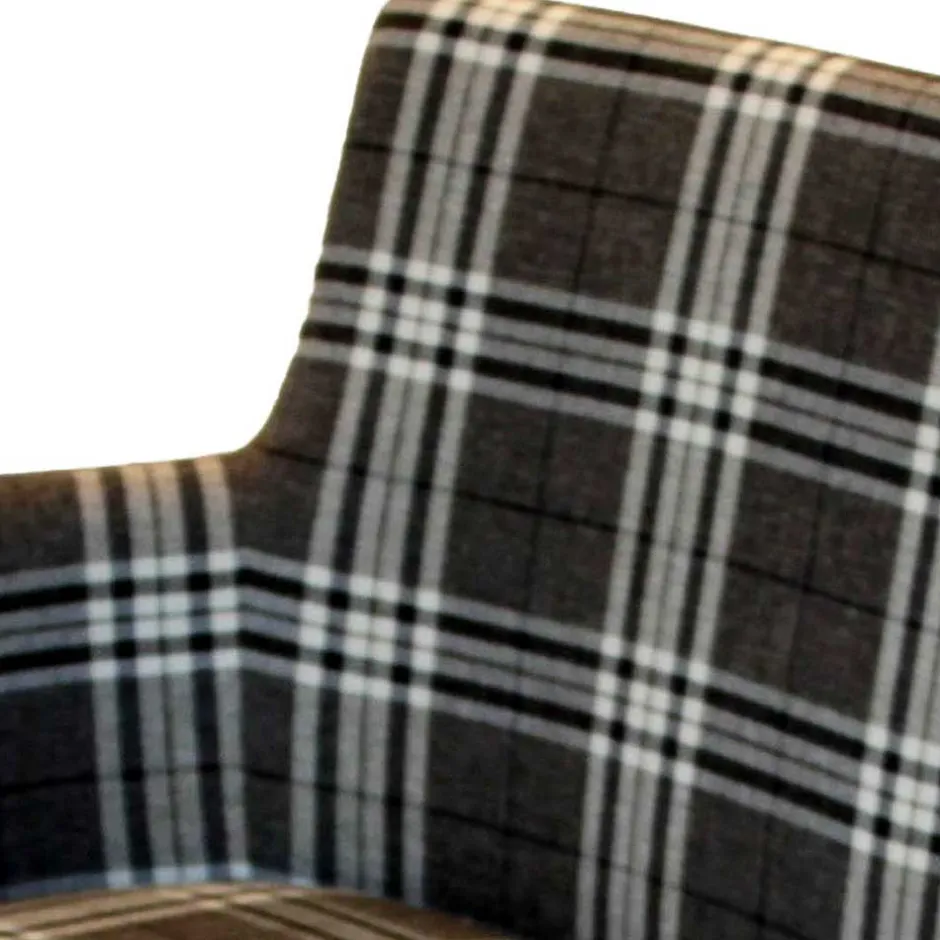 Wohnen 100x90x52 Retro Esszimmerbank in Kariert - Rave