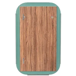 Wohnen 101x61x2 Retro Hängespiegel mit Glasrahmen - Bageria