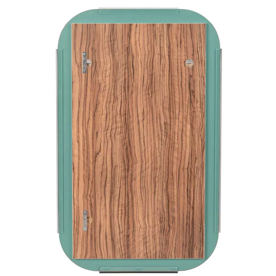 Wohnen 101x61x2 Retro Hängespiegel mit Glasrahmen - Bageria