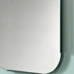 Wohnen 101x61x2 Retro Hängespiegel mit Glasrahmen - Bageria