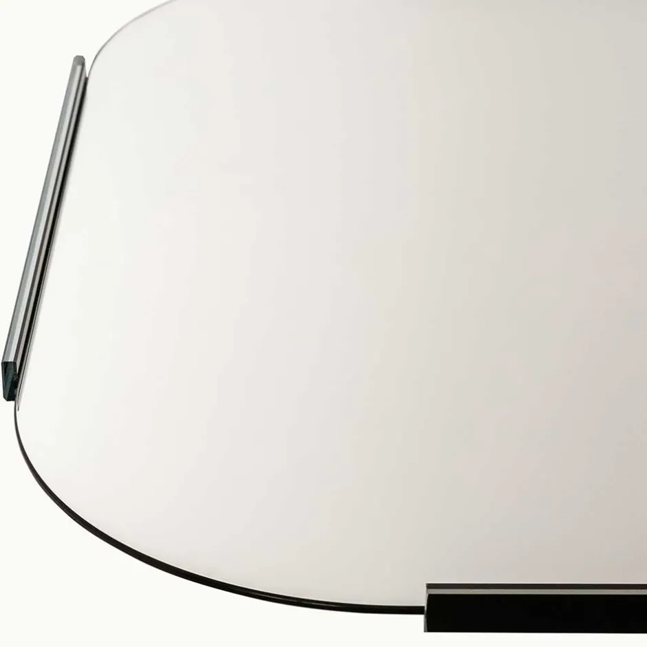 Wohnen 101x61x2 Retro Hängespiegel mit Glasrahmen - Bageria