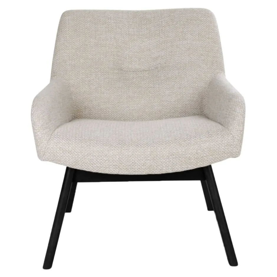 63x73x65 Retro Sessel in Creme Weiß - Solanda^Wohnen Clearance