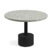 40x55x40 runder Sofatisch mit Terrazo Platte - Iconia^Wohnen Best