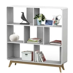 122x126x29 Scandi Regal mit abgerundeten Ecken - Kolreva^Wohnen Best