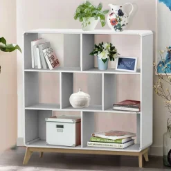 122x126x29 Scandi Regal mit abgerundeten Ecken - Kolreva^Wohnen Best