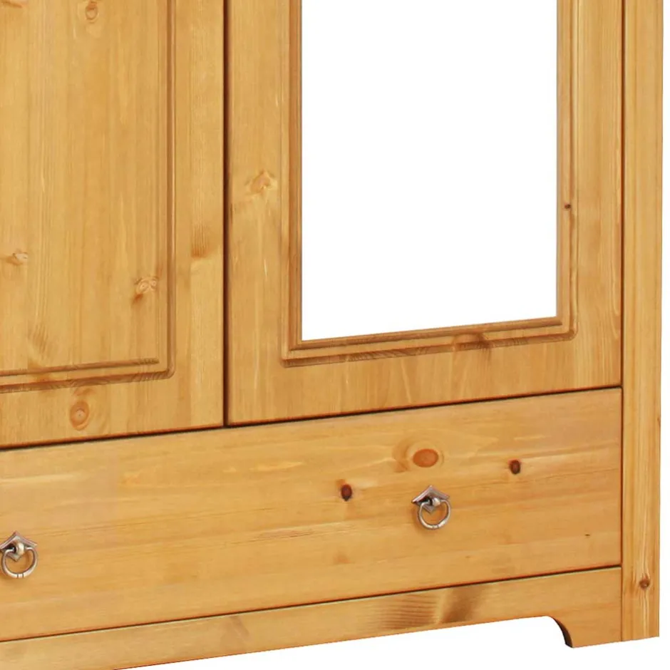 Wohnen 106x191x59 Schlafzimmer Schrank in Kiefer Natur - Imressa I