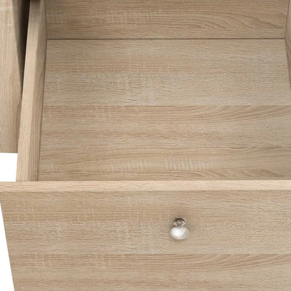 Wohnen 100x180x55 Schlafzimmerschrank mit Schubladen & Türen - Restania