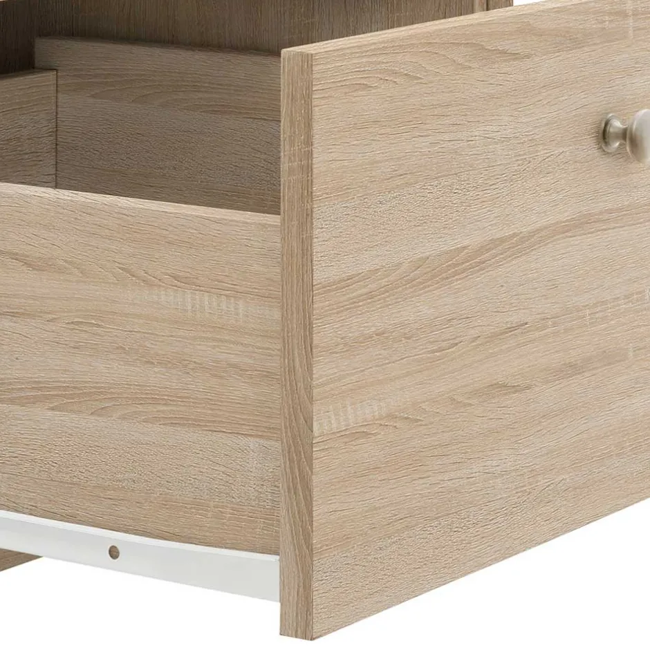 Wohnen 100x180x55 Schlafzimmerschrank mit Schubladen & Türen - Restania