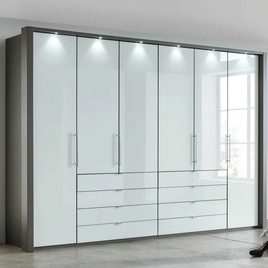 307x240x58 Schlafzimmerschrank mit Falttüren - Audra^Wohnen Online