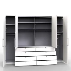 307x240x58 Schlafzimmerschrank mit Falttüren - Audra^Wohnen Online