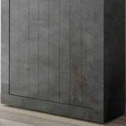 110x144x43 Schrank in Dunkelgrau Dekor - Zita^Wohnen Discount