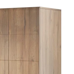 Wohnen 90x204x60 Schrank in Eiche Holzoptik - Aberdeen