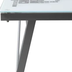 113x73x58 Schreibtisch aus bedrucktem Glas - Ugolina^Wohnen Clearance