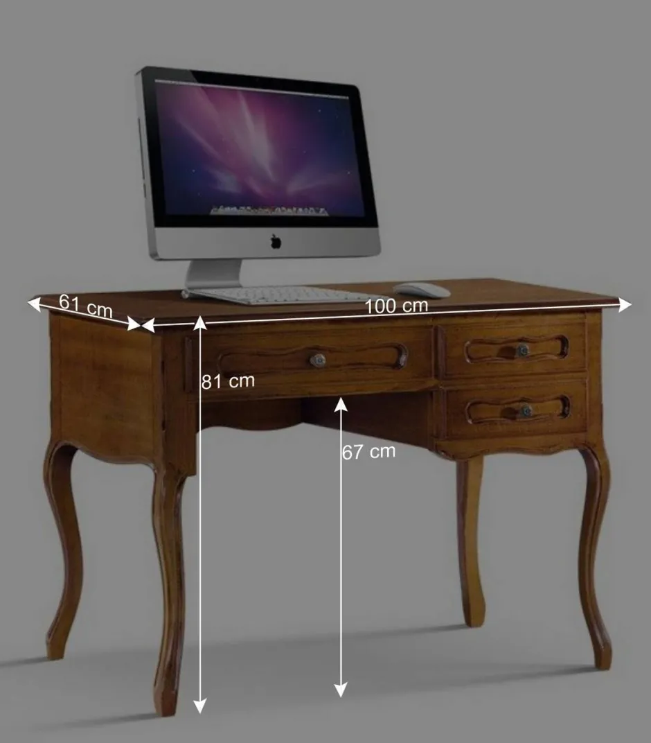 Wohnen 100x81x61 Schreibtisch im Italienischen Stil - Motiz