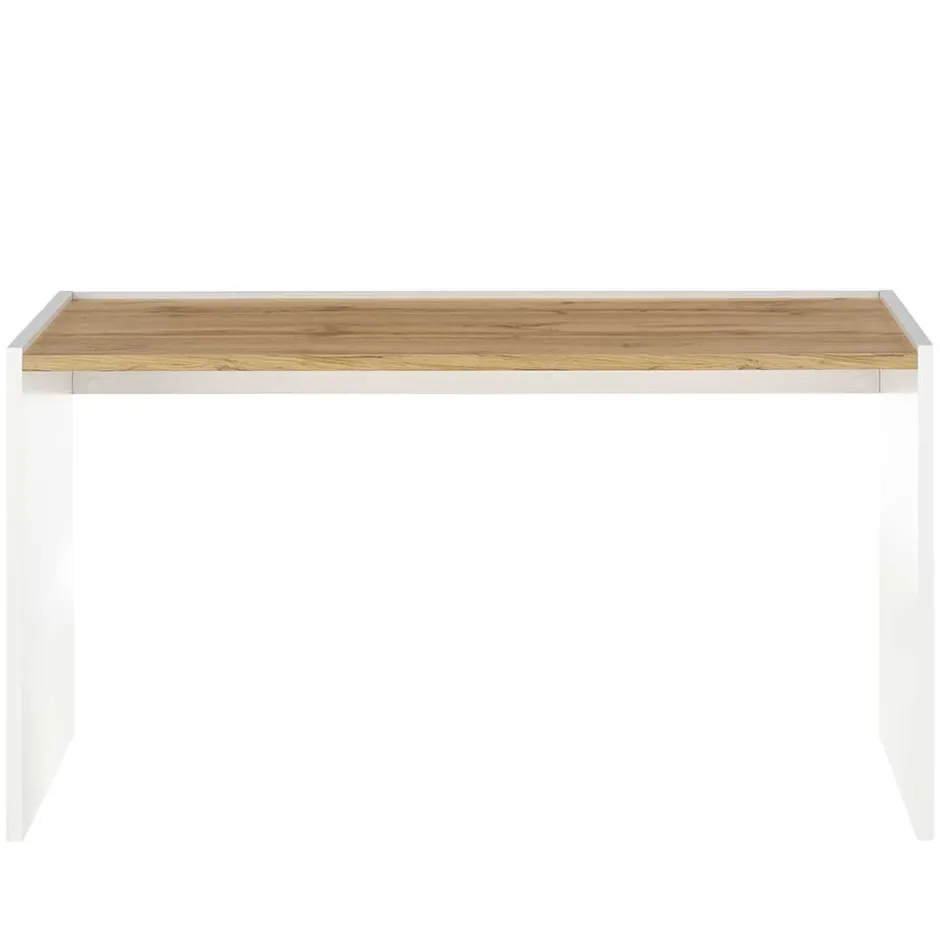 143x77x63 Schreibtisch in Wildeiche NB & Weiß - Nonessia^Wohnen Online