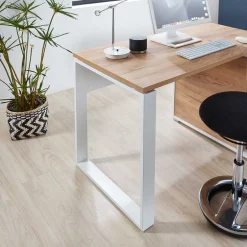 Wohnen 120x75x117 Schreibtisch mit Anbauregal - Situatica