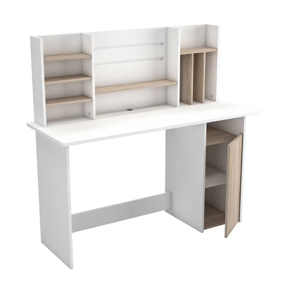 Wohnen 135x127x51 Schreibtisch mit hohem Aufsatz - Mariong