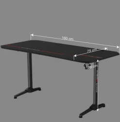 160x75x75 Schreibtisch mit T-Gestell - Laboria^Wohnen Clearance