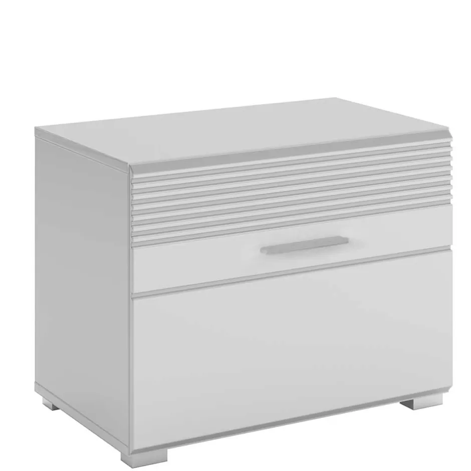 60x40x37 Schuhbank in Weiß Hochglanz - Sumatra^Wohnen Online