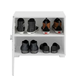 60x40x37 Schuhbank in Weiß Hochglanz - Sumatra^Wohnen Online