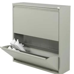 75x75x13 Schuhkipper aus Stahl in Graugrün - Laci^Wohnen New