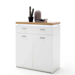 85x98x44 Schuhkommode mit 8 Einlegeböden - Nusenia^Wohnen Clearance