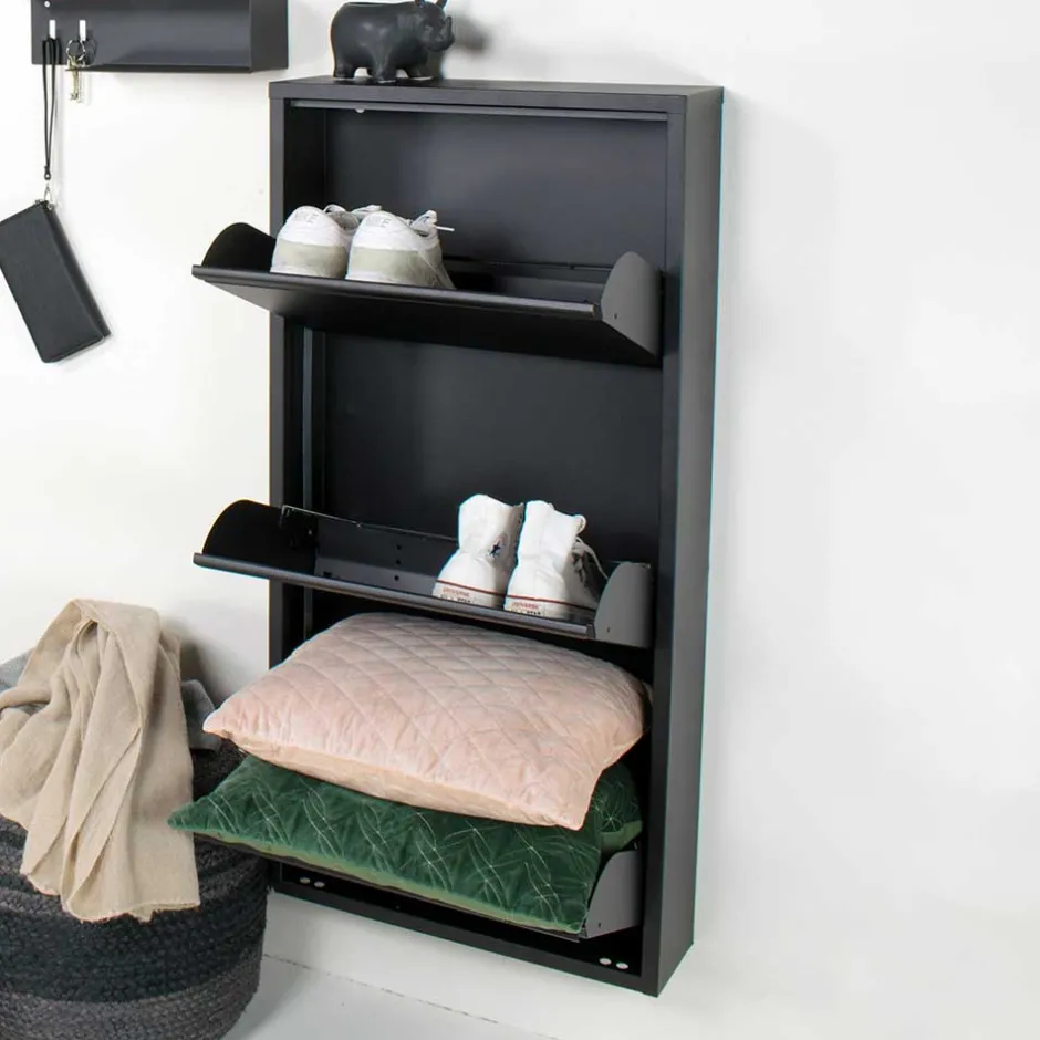 50x103x16 Schuhschrank für Wandmontage - Kitza^Wohnen Best