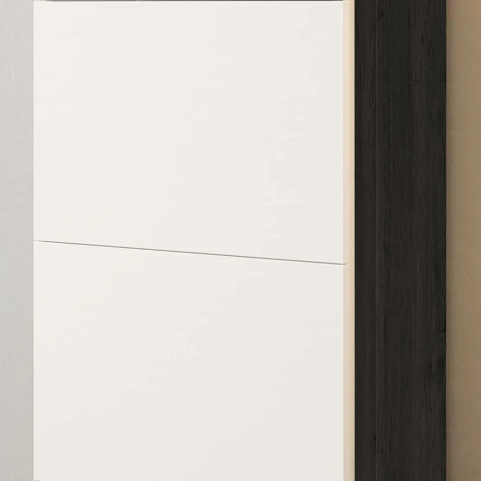 Wohnen 60x154x37 Schuhschrank mit 4 Schuhwalzen - Abapo