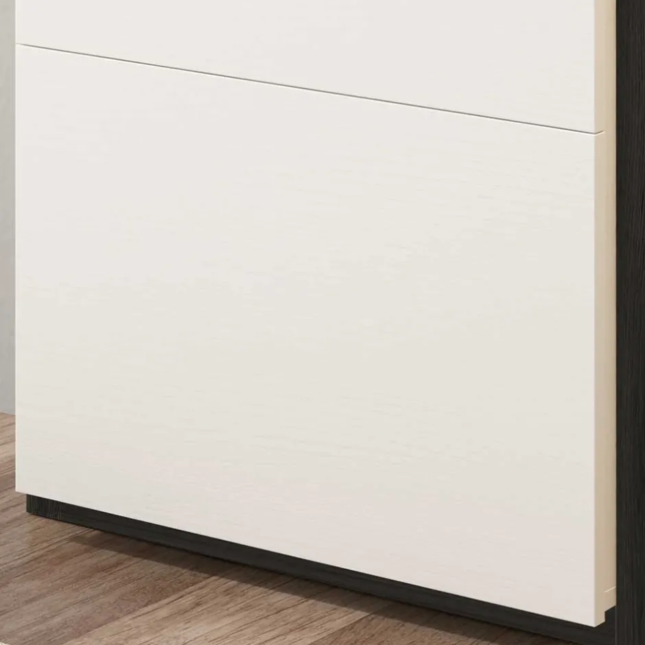 Wohnen 60x154x37 Schuhschrank mit 4 Schuhwalzen - Abapo