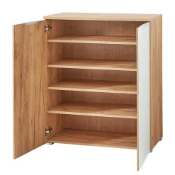 Wohnen 89x104x40 Schuhschrank mit Doppeltür - Reestyl