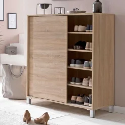 100x108x38 Schuhschrank mit Schiebetüren - Mavricara^Wohnen Online