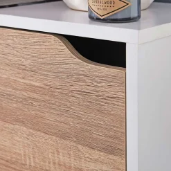 Wohnen 60x15x24 Schuhschrank mit vier Klippfächern - Melks