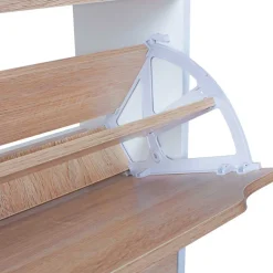 Wohnen 60x15x24 Schuhschrank mit vier Klippfächern - Melks