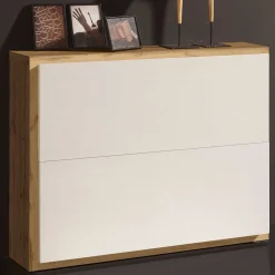 106x83x27 Schuhschrank mit zwei Schuhklappen - Sua^Wohnen New