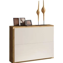 106x83x27 Schuhschrank mit zwei Schuhklappen - Sua^Wohnen New