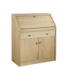 Wohnen 88x101x44 Sekretär mit Eiche Furnier - Bruce