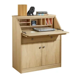 Wohnen 88x101x44 Sekretär mit Eiche Furnier - Bruce