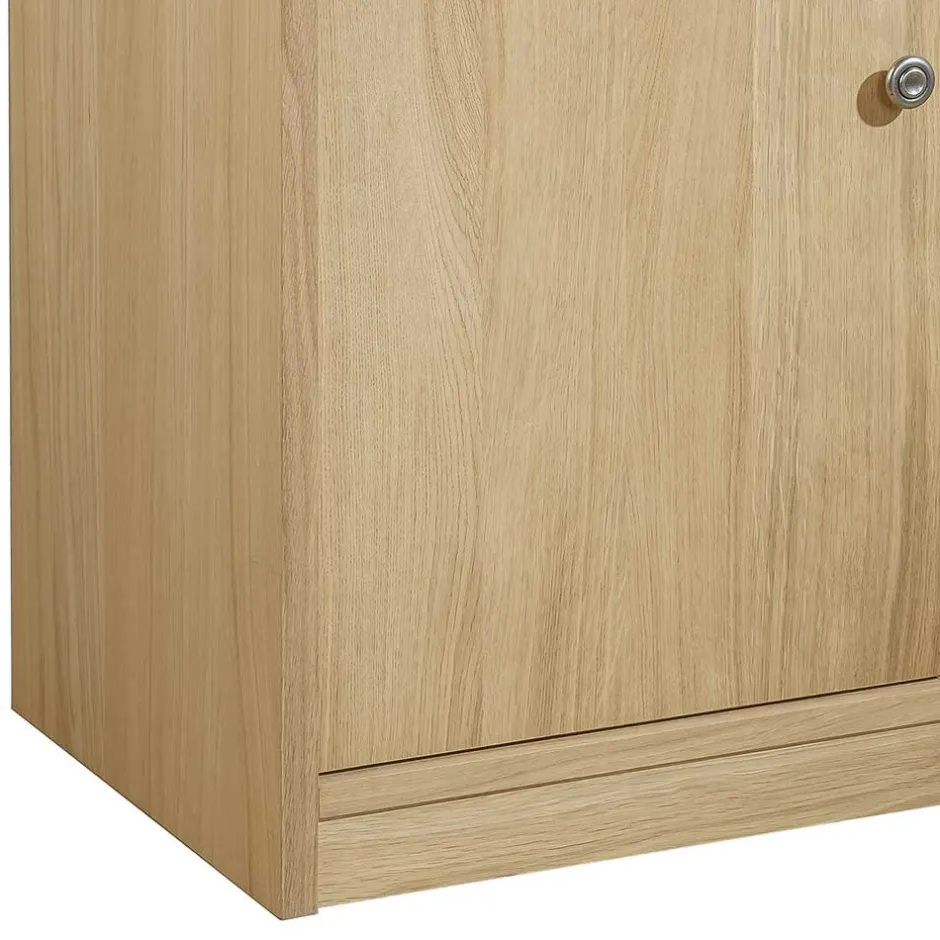 Wohnen 88x101x44 Sekretär mit Eiche Furnier - Bruce