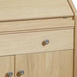 Wohnen 88x101x44 Sekretär mit Eiche Furnier - Bruce