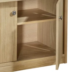 Wohnen 88x101x44 Sekretär mit Eiche Furnier - Bruce