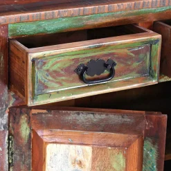 Wohnen 160x80x40 Shabby Chic Sideboard auf Sockel - Jamaica