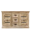 150x90x45 Shabby Chic Sideboard in Grey Wash - Abid^Wohnen Online