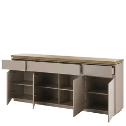 200x86x40 Sideboard Anrichte in Taupe & Akazie - Anja^Wohnen Discount