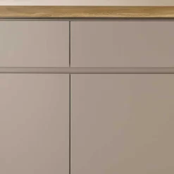 200x86x40 Sideboard Anrichte in Taupe & Akazie - Anja^Wohnen Discount