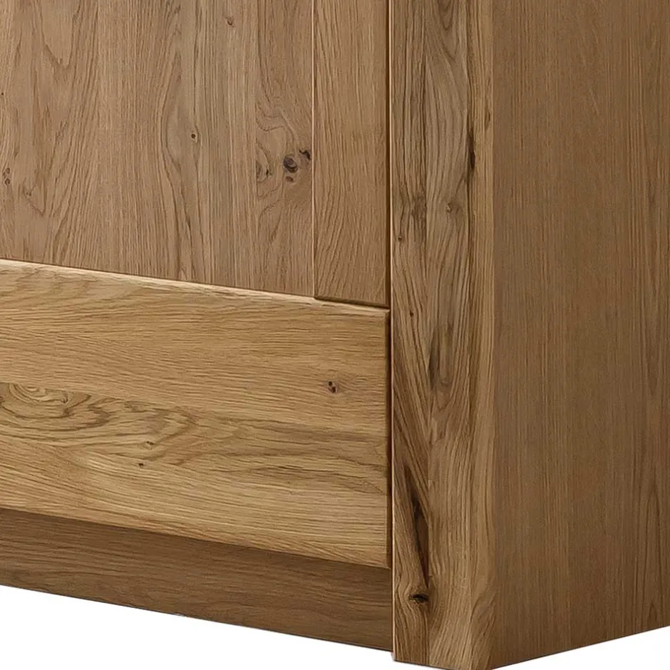 165x87x44 Sideboard in Asteiche auf Sockel - Zamron^Wohnen Discount