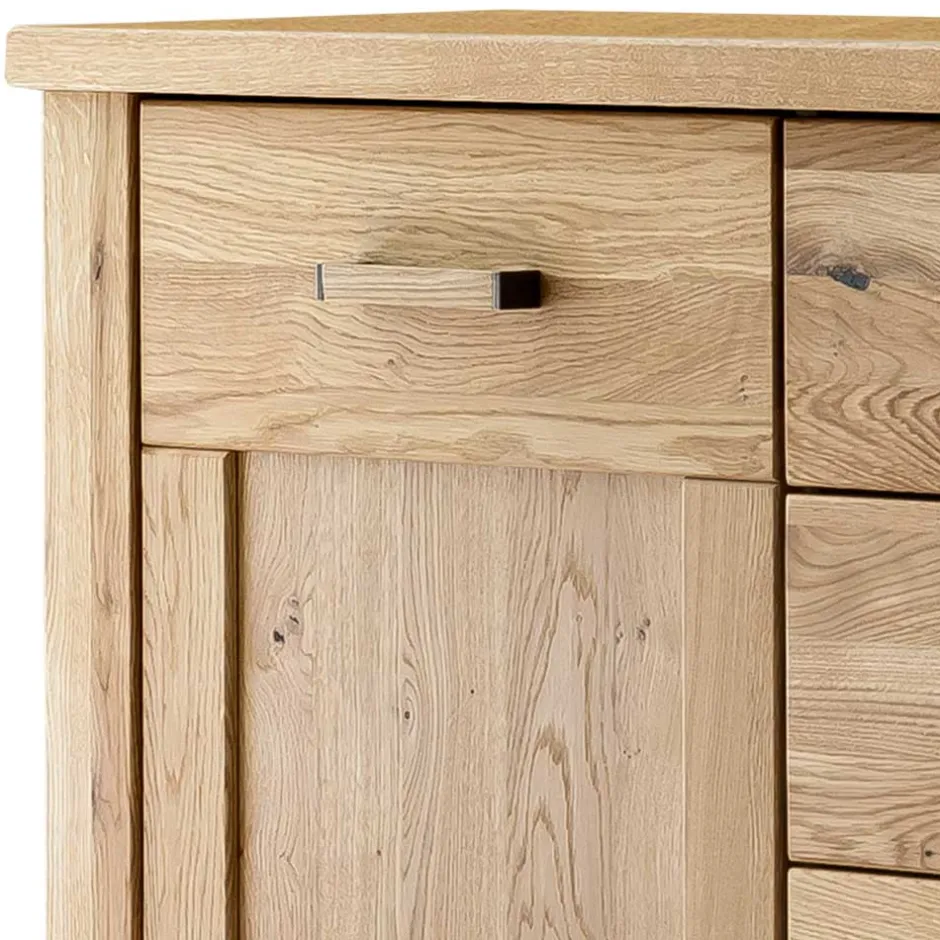 165x87x44 Sideboard in Asteiche auf Sockel - Zamron^Wohnen Discount